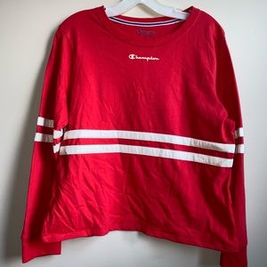 Champion long sleeve crop top